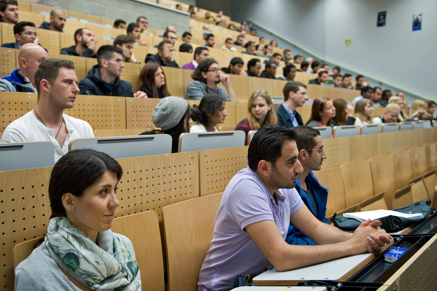 Students in auditorium